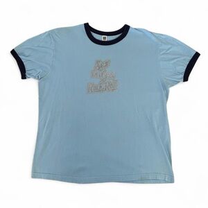 Vintage Sex Drugs & Rock n Roll American Apparel Graphic Ringer Tee